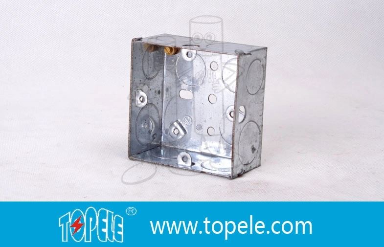 BS4568-one Gang-20mm-Galvanized-Steel-Flush-Box BS4568-one Gang-20mm-Galvanized-Steel-Flush-Box