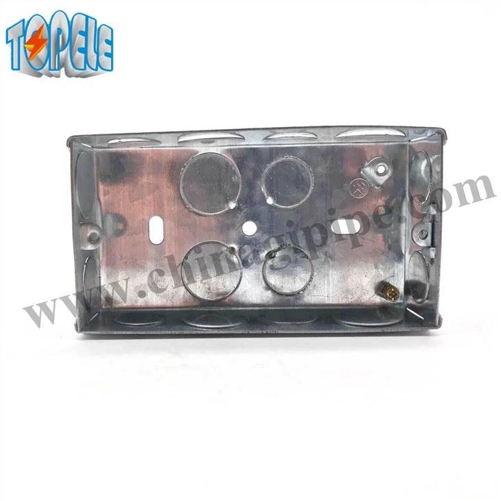 Hộp xả thép BS4662 2 Gang 25mm