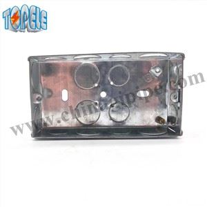 Hộp xả thép BS4662 2 Gang 25mm