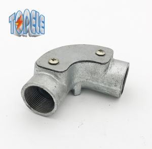 GI Ống luồn dây điện dễ uốn sắt mạ kẽm kiểm tra khuỷu tay