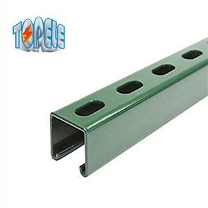 Màu xanh lá cây tráng 1-5 / 8 X 1-5 / 8 C Kênh có rãnh