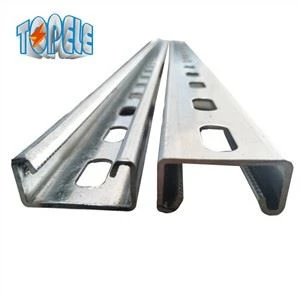 Kênh thanh chống 1-5 / 8 Thép mạ kẽm nhúng nóng 10 feet đơn